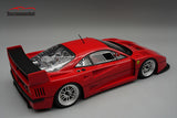 (Pre-Order) 1:12 Ferrari F40 LM w/Enkei Wheels -- Plain Red -- Tecnomodel
