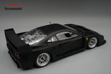 (Pre-Order) 1:12 Ferrari F40 LM w/Enkei Wheels -- Matt Black -- Tecnomodel