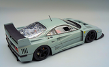(Pre-Order) 1:18 Ferrari F40 LM 1996 (Press Version) -- Grigio Medio (Grey) w/Black Wheels -- Tecnomodel