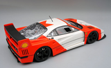 (Pre-Order) 1:18 Ferrari F40 LM 1996 -- Red/White (Marlboro Style) w/Black Wheels -- Tecnomodel