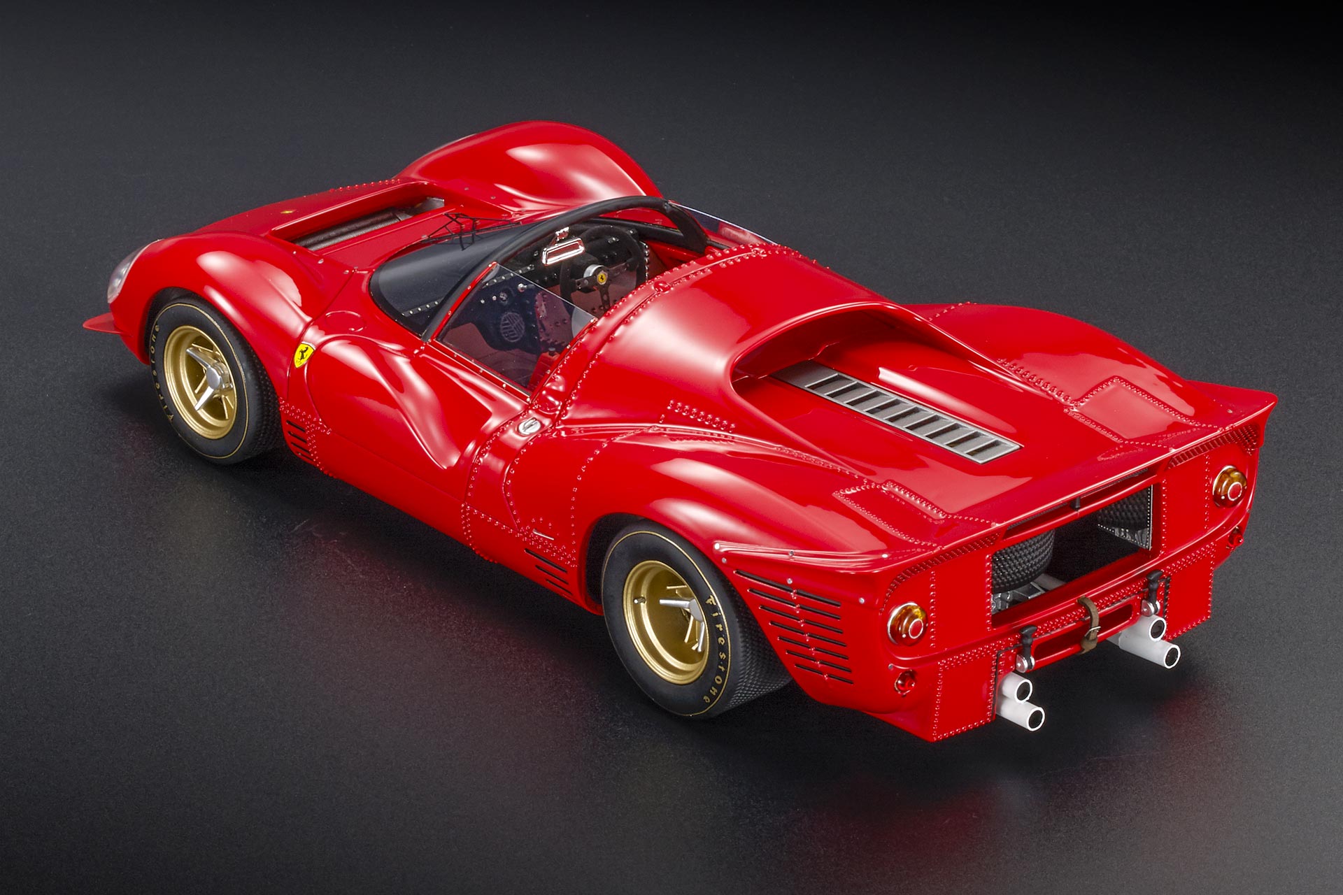 1:18 Ferrari 330 P4 Spider (1967) -- Red -- Top Marques