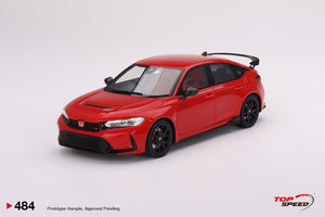 1:18 2023 Honda Civic (FL5) Type R -- Rally Red -- TopSpeed Model