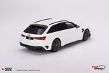 (Pre-Order) 1:18 Audi ABT RS6-R -- Glacier White Metallic -- TopSpeed Model
