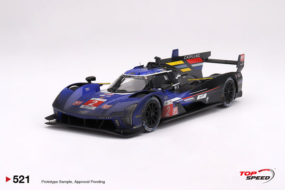 1:18 2023 Le Mans 24 Hour 3rd Place (Weathered) -- #2 Cadillac -- TopSpeed Model