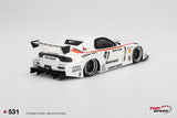 (Pre-Order) 1:18 Mazda RX-7 LB-Super Silhouette -- #41 Numero Reserve White -- TopSpeed Model