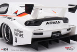 (Pre-Order) 1:18 Mazda RX-7 LB-Super Silhouette -- #41 Numero Reserve White -- TopSpeed Model