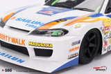 (Pre-Order) 1:18 Nissan S15 Silvia LB-Super Silhouette -- #555 2023 Formula Drift Japan -- TopSpeed Model