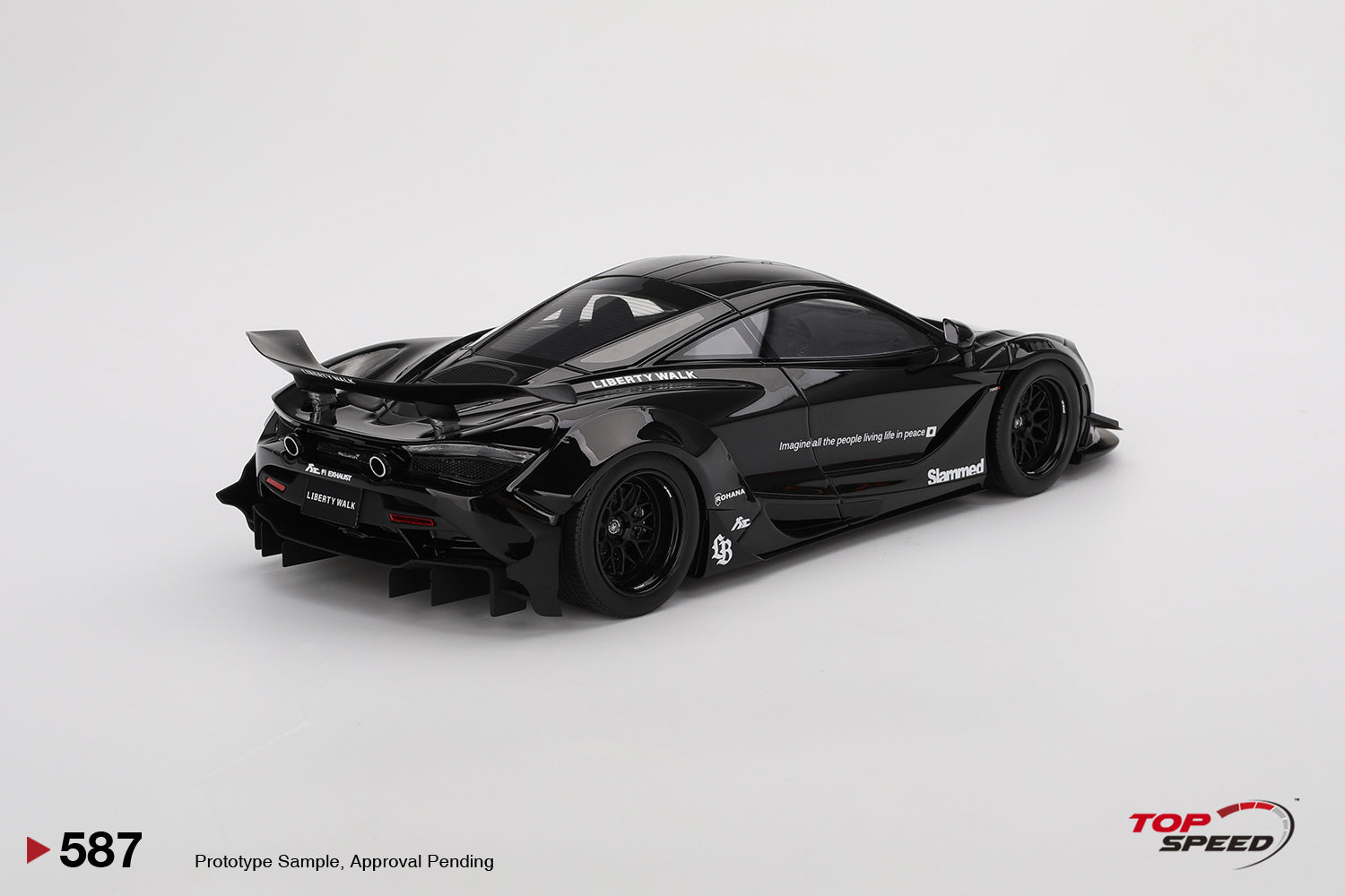 1:18 McLaren 720S LB-Works -- Black TAS 2024 -- TopSpeed Model TS0587