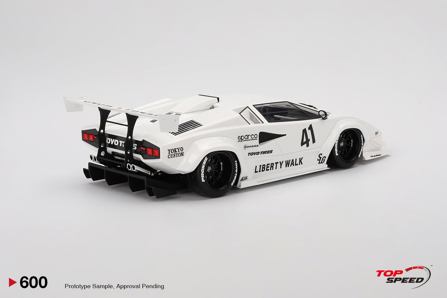 1:18 Lamborghini Countach LB-WORKS - White -- 2024 Tokyo Auto Salon --
