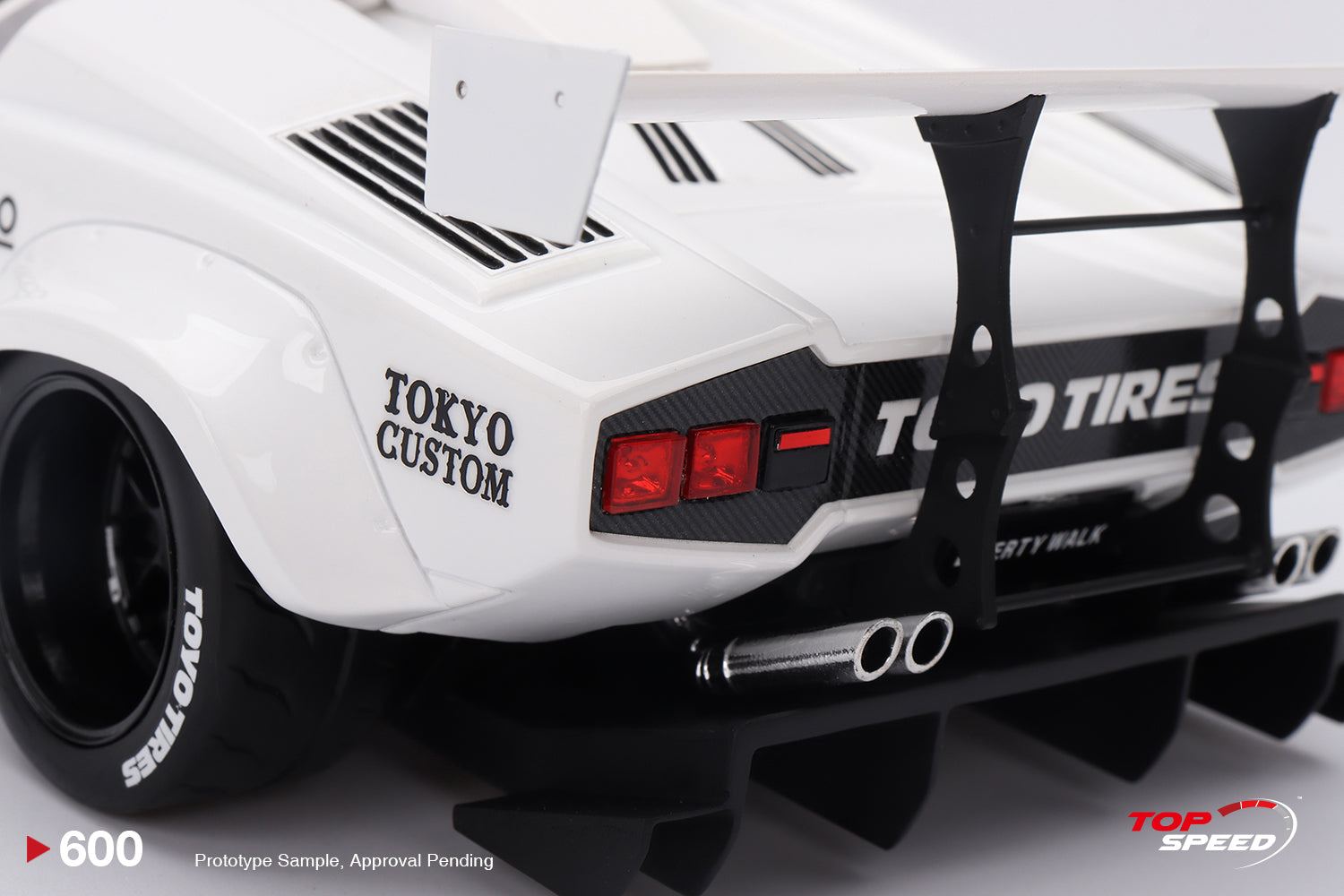 1:18 Lamborghini Countach LB-WORKS - White -- 2024 Tokyo Auto Salon --