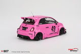 1:18 Fiat Abarth 595 LB-WORKS x Abas Works -- Pink -- TopSpeed Model TS0607