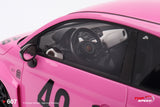 1:18 Fiat Abarth 595 LB-WORKS x Abas Works -- Pink -- TopSpeed Model TS0607