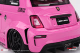 1:18 Fiat Abarth 595 LB-WORKS x Abas Works -- Pink -- TopSpeed Model TS0607