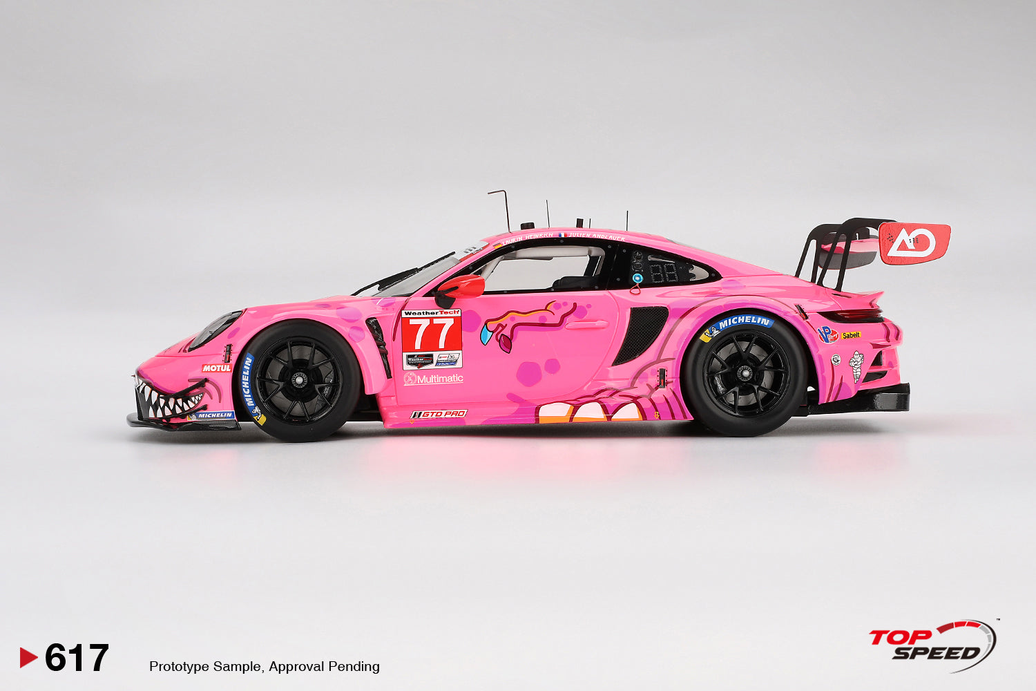 1:18 2024 IMSA Road America -- #77 “ROXY” Porsche 911 GT3 R -- TopSpee