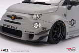 1:18 Fiat Abarth 595 LB-WORKS x Abas Works -- Fighter Grey -- TopSpeed Model TS0