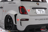 1:18 Fiat Abarth 595 LB-WORKS x Abas Works -- Fighter Grey -- TopSpeed Model TS0