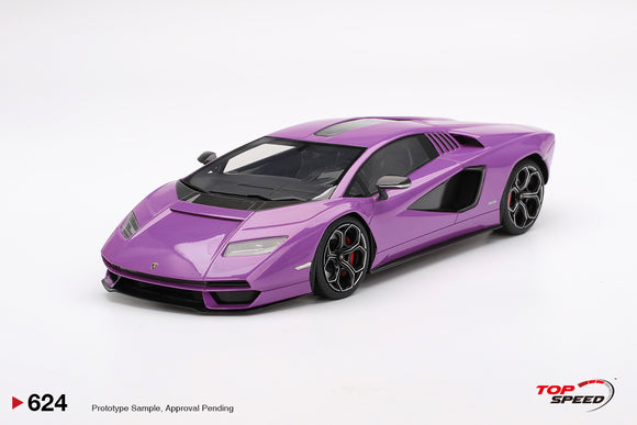 Countach Viola 1:18 Lamborghini Countach LPI 800-4 -- Viola 30th Anniversary (Purple)