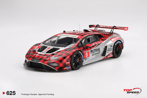 (Pre-Order) 1:18 2025 Sebring 12 Hrs -- #9 Lamborghini Huracan GT3 EVO2 -- TopSpeed Model