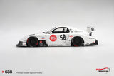 (Pre-Order) 1:18 Mazda RX-7 LB-Hinomaru -- #58 White -- TopSpeed Model