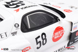 (Pre-Order) 1:18 Mazda RX-7 LB-Hinomaru -- #58 White -- TopSpeed Model