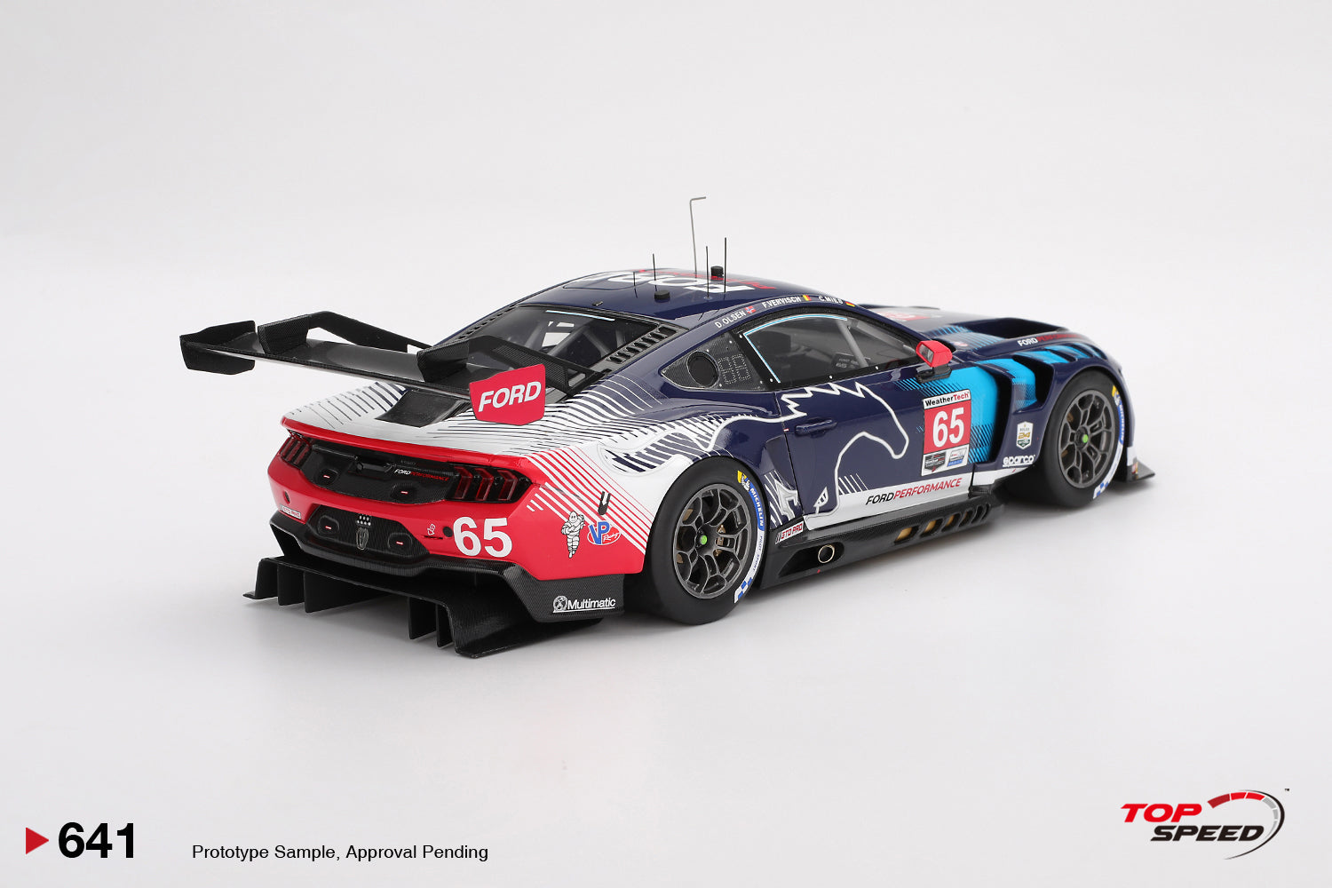 1:18 2025 IMSA Daytona 24Hr Class Winner -- #65 Ford Mustang GT3 -- To