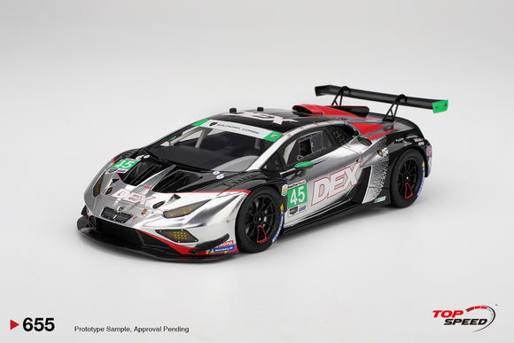 (Pre-Order) 1:18 2025 IMSA Daytona 24 Hrs -- #45 Lamborghini Huracán GT3 EVO2 -- TopSpeed Model
