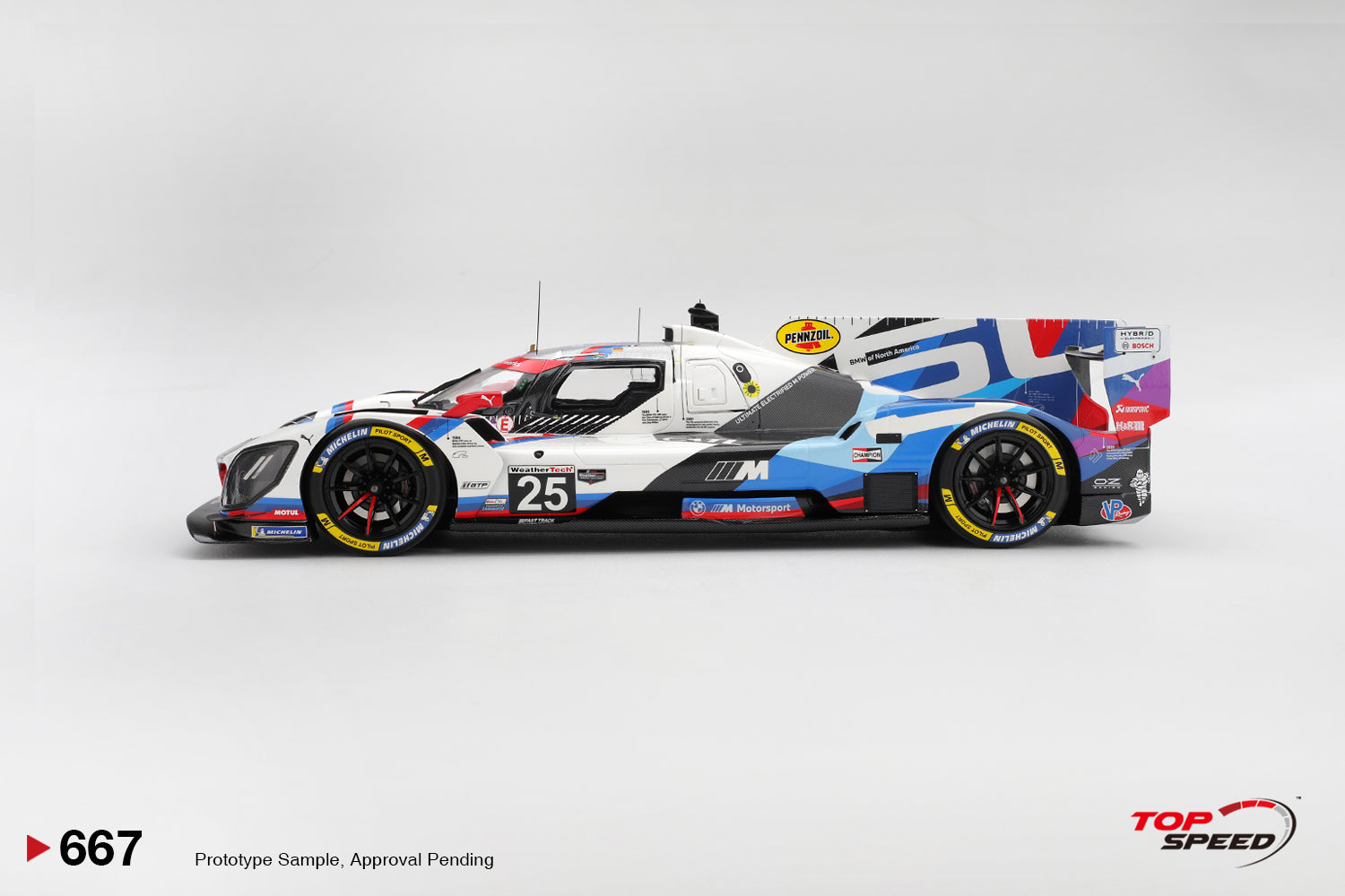 Pre-Order) 1:18 2025 Sebring 12 Hrs -- #25 BMW M Hybrid V8 -- TopSpee