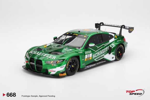 (Pre-Order) 1:18 2025 Marco Wittmann 200th DTM Race -- #11 BMW M4 GT3 EVO -- TopSpeed Model
