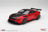 (Pre-Order) 1:18 Ford Mustang GTD -- Race Red w/Black Stripes -- TopSpeed Model