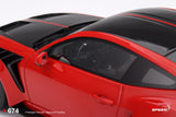 (Pre-Order) 1:18 Ford Mustang GTD -- Race Red w/Black Stripes -- TopSpeed Model