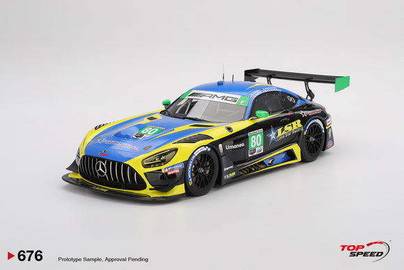 (Pre-Order) 1:18 2025 IMSA Daytona 24 Hrs -- #80 Mercedes-AMG GT3 EVO -- TopSpeed Model