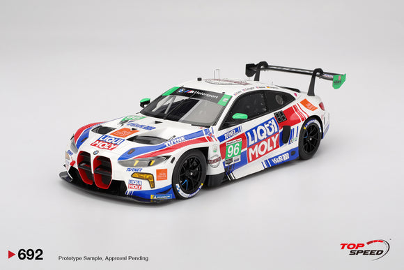 (Pre-Order) 1:18 2025 IMSA Daytona 24 Hrs -- #96 BMW M4 GT3 EVO -- TopSpeed Model
