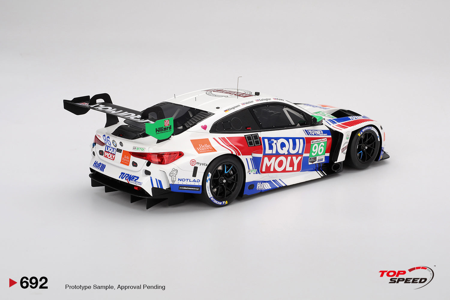 Pre-Order) 1:18 2025 IMSA Daytona 24 Hrs -- #96 BMW M4 GT3 EVO -- Top