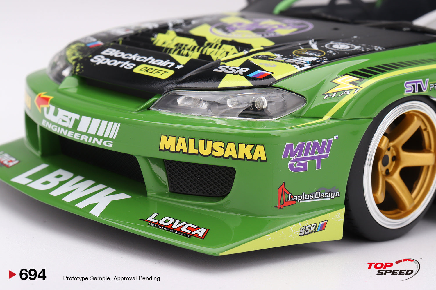 Pre-Order) 1:18 2024 Formula Drift Japan -- Nissan LB-Super Silhouett