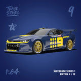 1:64 1982 Flying Camaro Tribute Livery -- #9 Chevrolet Camaro -- TrackStars
