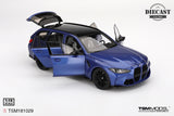 (Pre-Order) 1:18 BMW M3 Touring M (G81) -- Portimao Blue Metallic -- TSM-Model