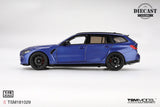 (Pre-Order) 1:18 BMW M3 Touring M (G81) -- Portimao Blue Metallic -- TSM-Model
