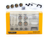 1:64 Rotiform OZT Wheels -- Orange/Chrome -- Tarmac Works Accessories