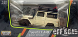 1:24 Toyota FJ40 Land Cruiser Hard Top -- Beige -- MotorMax: Off Road