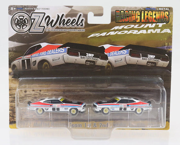 1:64 Bathurst Twin Set -- 1977 Winner Moffat 1-2 Finish -- Oz Wheels