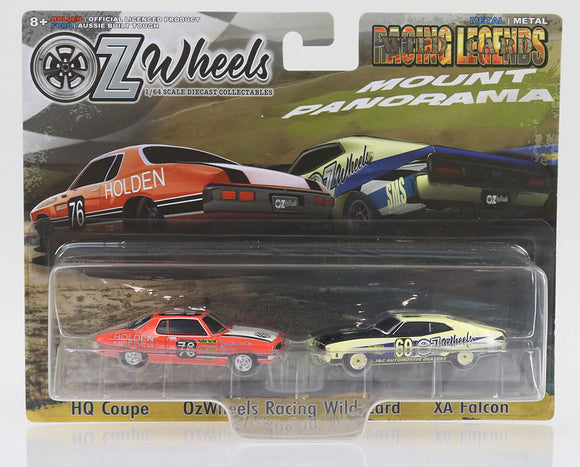 1:64 Bathurst Twin Set -- #76 Holden HQ  / #60 Ford XA Falcon -- Oz Wheels