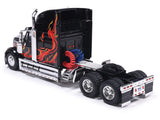 1:64 International Lonestar 2010 -- Black w/Flames -- IXO Models Truck