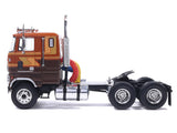 1:64 Ford CL 9000 1976 -- Brown Two-Tone with Graphics -- IXO Models Truck