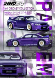 1:64 Nissan Skyline GT-R (R33) Pandem Rocket Bunny -- Purple -- INNO64