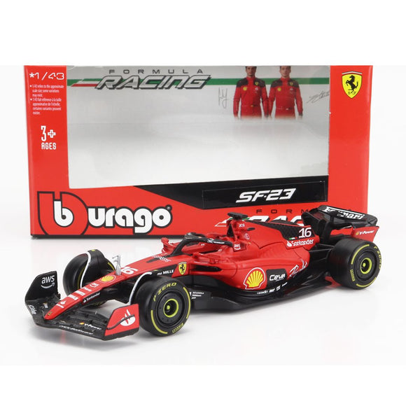 1:43 2023 Charles LeClerc -- #16 Scuderia Ferrari SF-23 -- Bburago F1