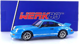 1:18 Porsche 911 Carrera 3.0 RSR 1973 -- Light Blue w/White Stripes -- Werk83