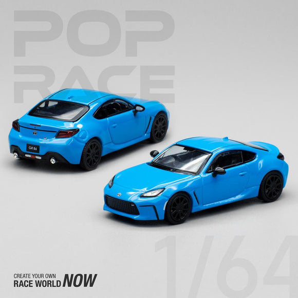 1:64 Toyota GR 86 2022 -- Neptune Blue -- Pop Race