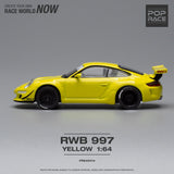 1:64 RWB 997 -- Yellow -- Pop Race Porsche 911