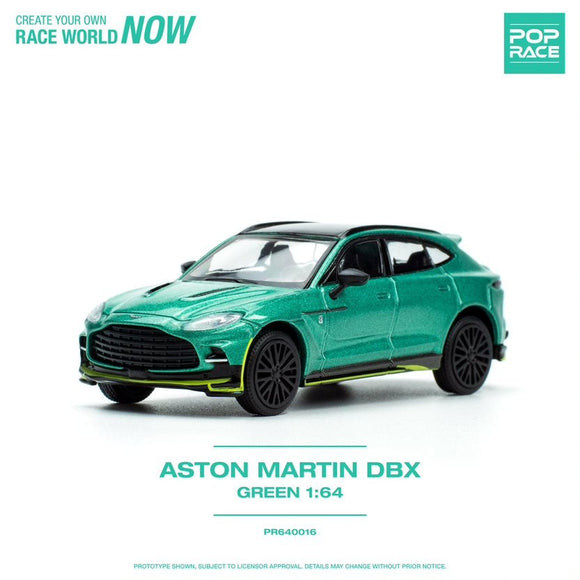 1:64 Aston Martin DBX -- Racing Green -- Pop Race