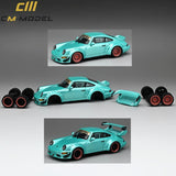 1:64 RWB 964 -- Tiffany Blue -- CM-Model Porsche 911
